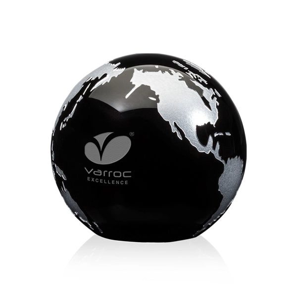 Globe Paperweight - Black