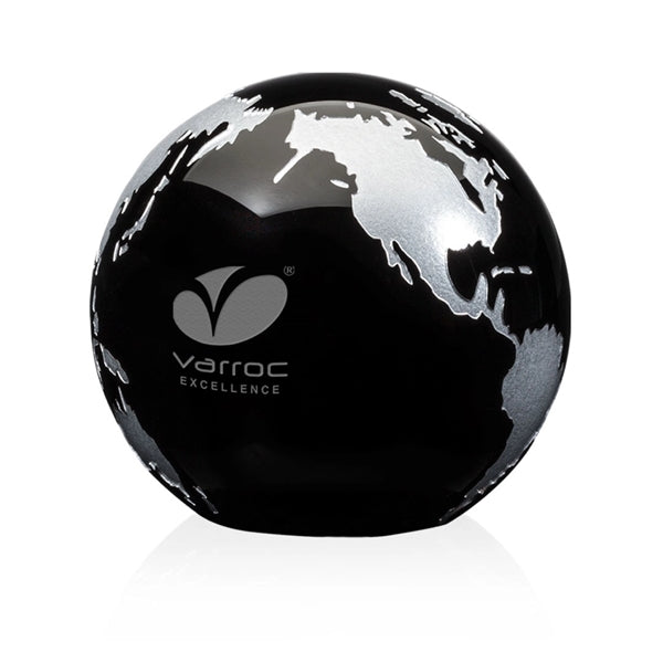 Globe Paperweight - Black