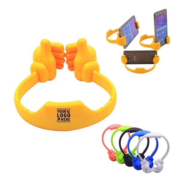 PVC Thumb Cell Phone/Tablet Stand