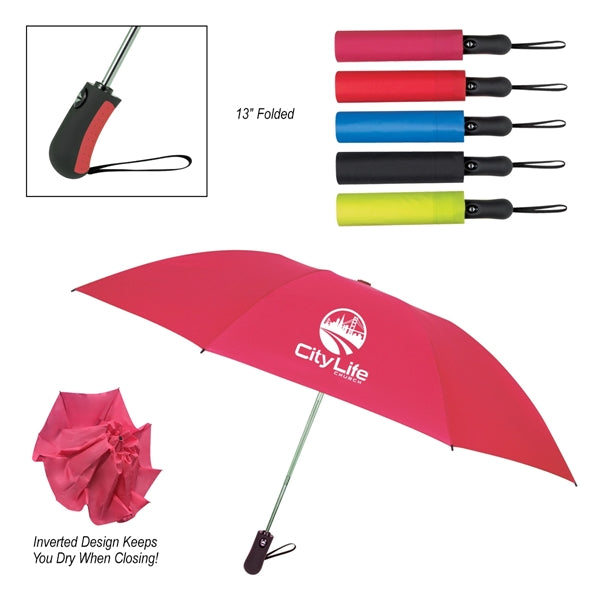 Comfortable Grip 46" Inverted Umbrella