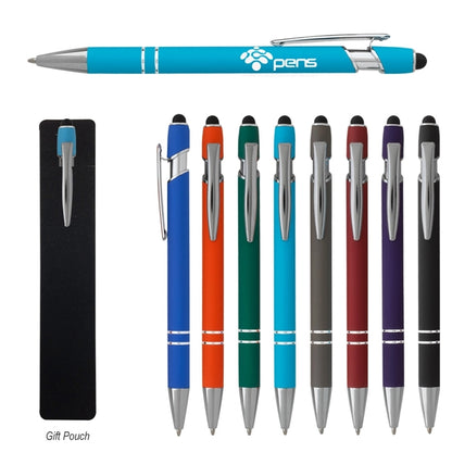 Rubberized Aluminum Stylus Pen