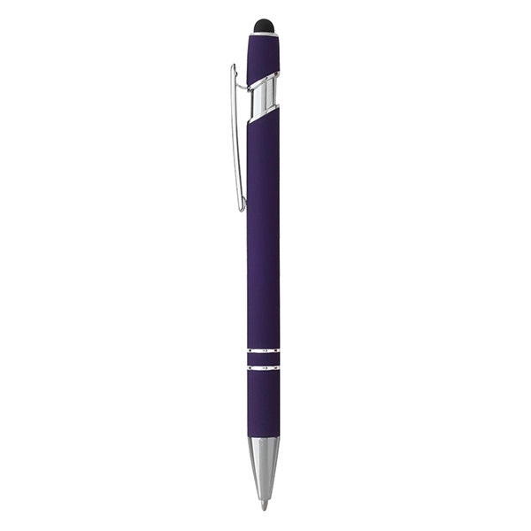 Rubberized Aluminum Stylus Pen