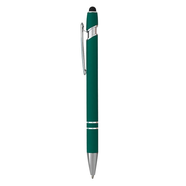 Rubberized Aluminum Stylus Pen