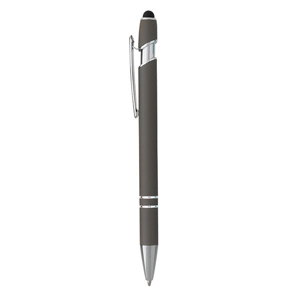 Rubberized Aluminum Stylus Pen