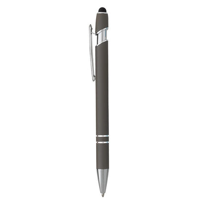Rubberized Aluminum Stylus Pen