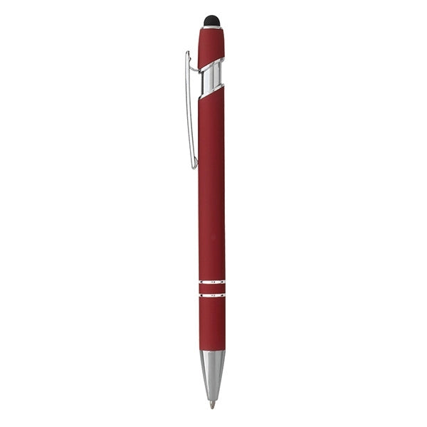 Rubberized Aluminum Stylus Pen