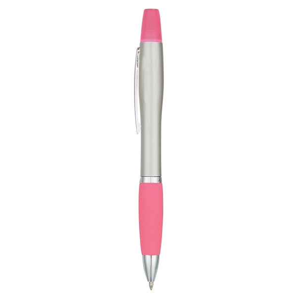 Twist-Action Pen and Highlighter
