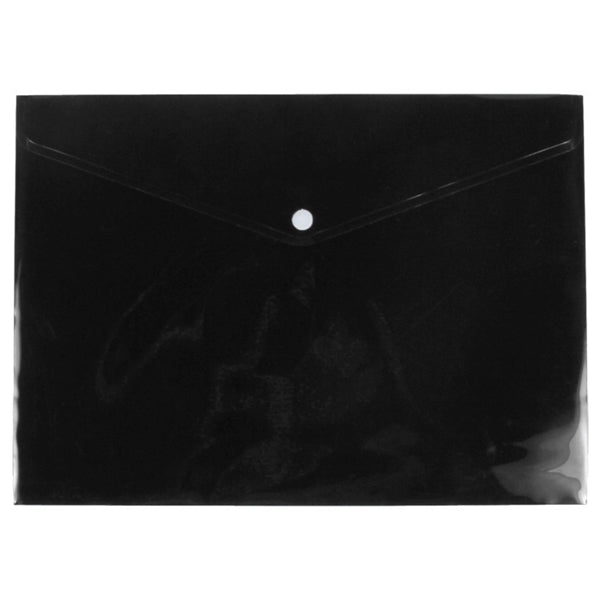 Plastic Letter-Size envelope with Snap closure