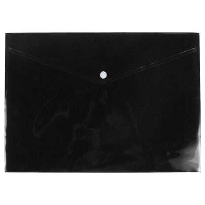 Plastic Letter-Size envelope with Snap closure
