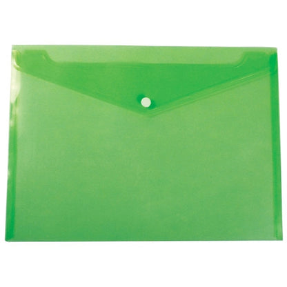 Plastic Letter-Size envelope with Snap closure