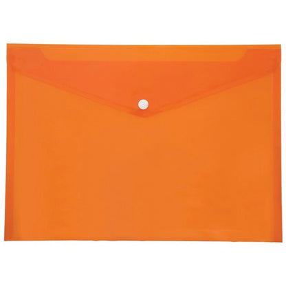 Plastic Letter-Size envelope with Snap closure