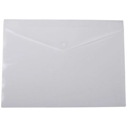 Plastic Letter-Size envelope with Snap closure