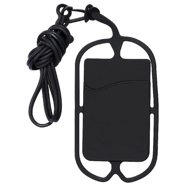 Silicone Pocket with Lanyard for Mobile Devices