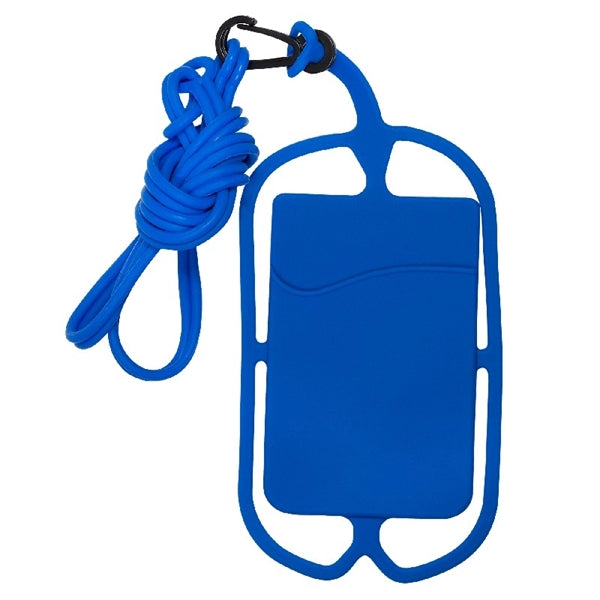 Silicone Pocket with Lanyard for Mobile Devices