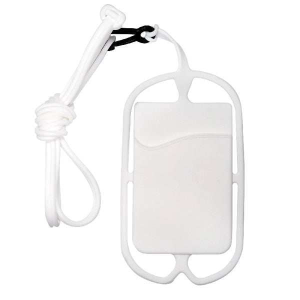 Silicone Pocket with Lanyard for Mobile Devices