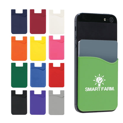 Silicone Card Sleeve for Mobile Phones