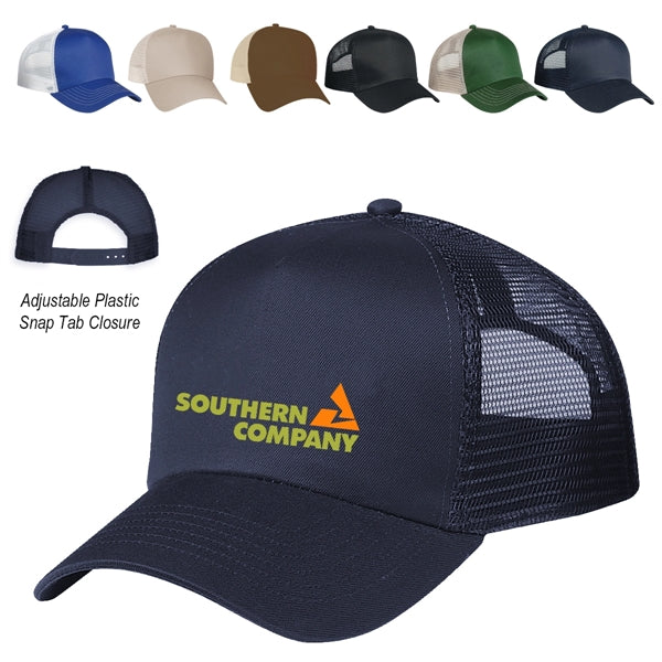 5 Panel 100% Brushed Buster Cap