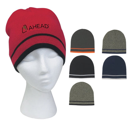100% Acrylic Knit Beanie For Winter