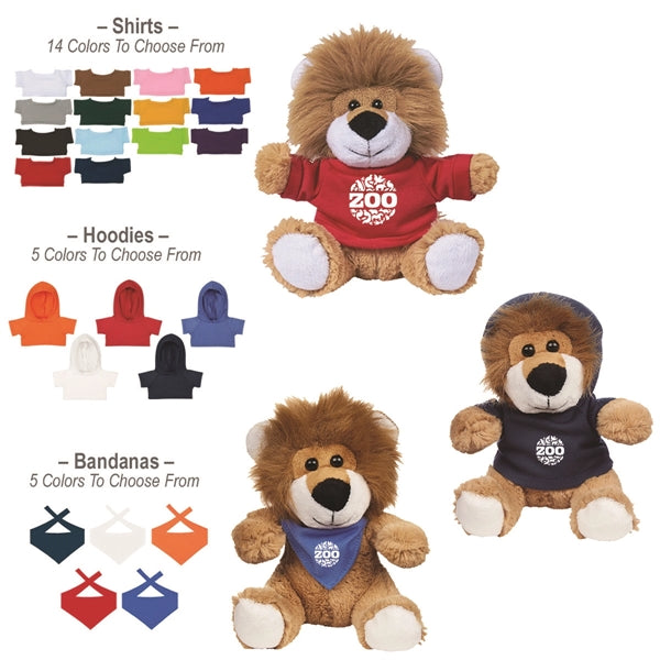 6" Stuffed Lion