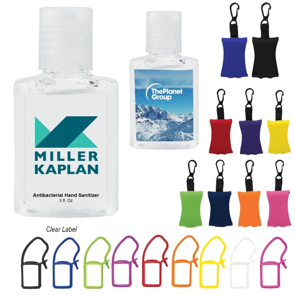 Colorful hand sanitizers