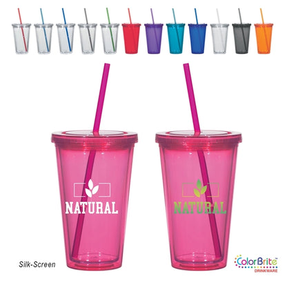 16 oz. Acrylic Tumbler with Double Insulation