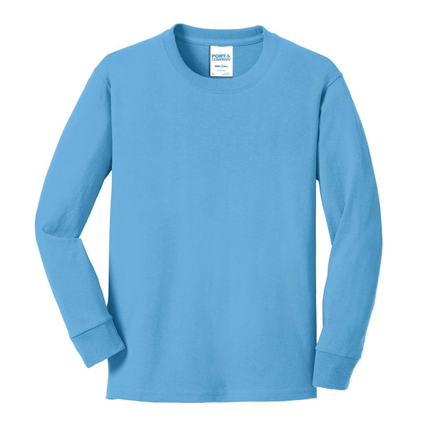 Classic Style Long Sleeve Cotton T-Shirt