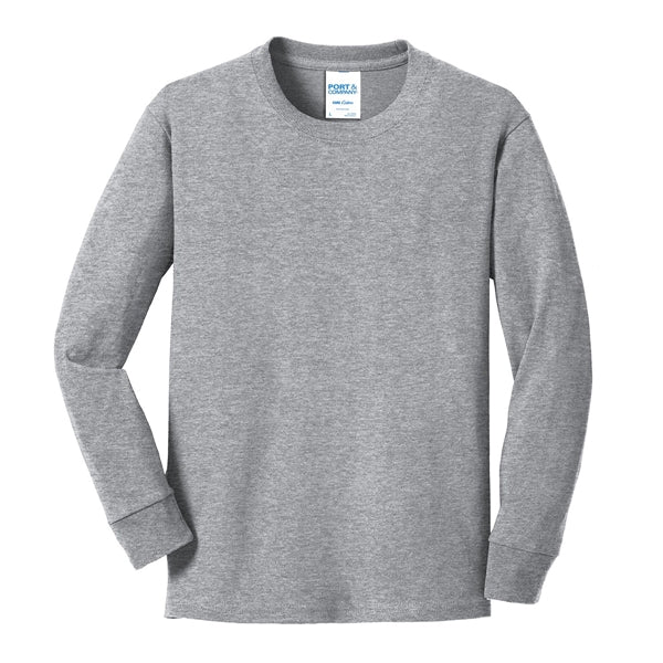 Classic Style Long Sleeve Cotton T-Shirt