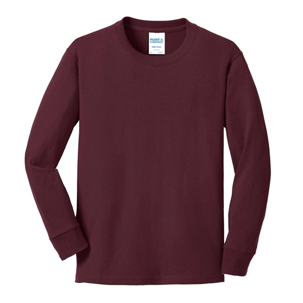 Classic Style Long Sleeve Cotton T-Shirt