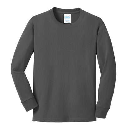 Classic Style Long Sleeve Cotton T-Shirt