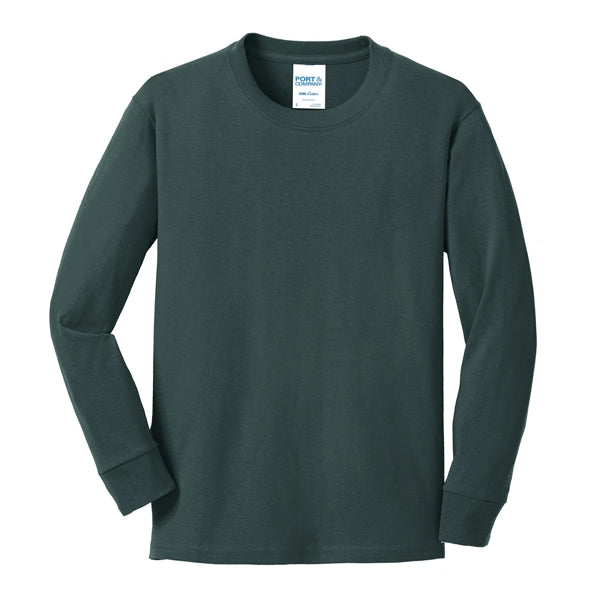 Classic Style Long Sleeve Cotton T-Shirt