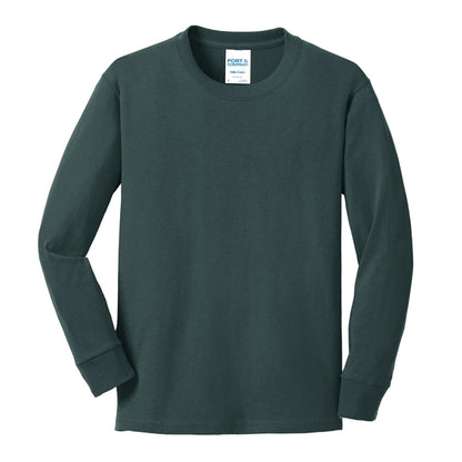 Classic Style Long Sleeve Cotton T-Shirt