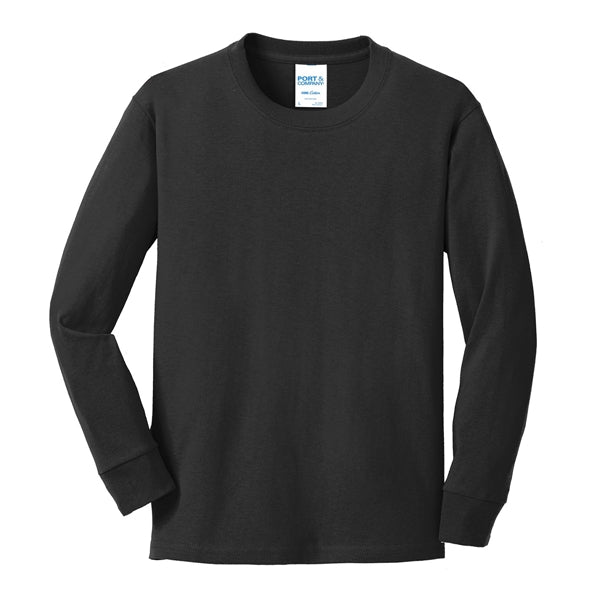 Classic Style Long Sleeve Cotton T-Shirt