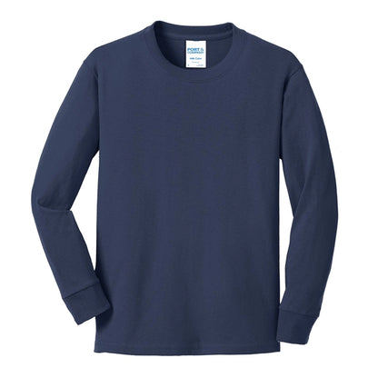 Classic Style Long Sleeve Cotton T-Shirt