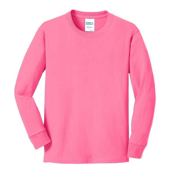 Classic Style Long Sleeve Cotton T-Shirt