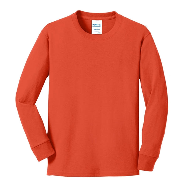 Classic Style Long Sleeve Cotton T-Shirt