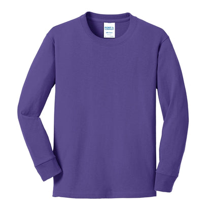 Classic Style Long Sleeve Cotton T-Shirt