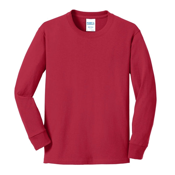 Classic Style Long Sleeve Cotton T-Shirt