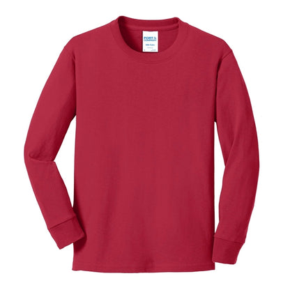 Classic Style Long Sleeve Cotton T-Shirt