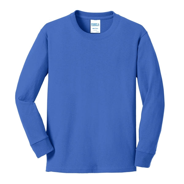 Classic Style Long Sleeve Cotton T-Shirt