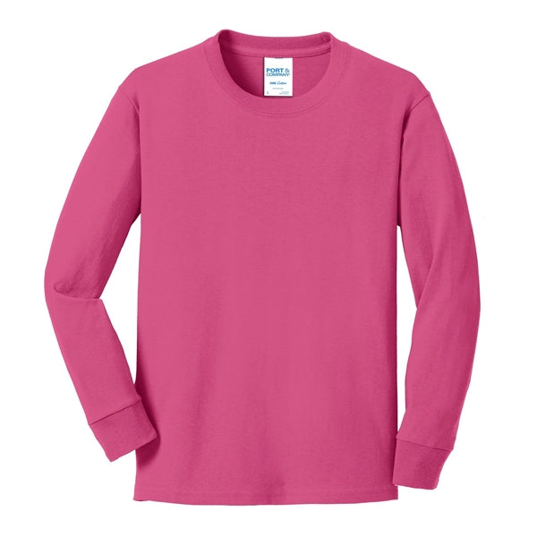 Classic Style Long Sleeve Cotton T-Shirt