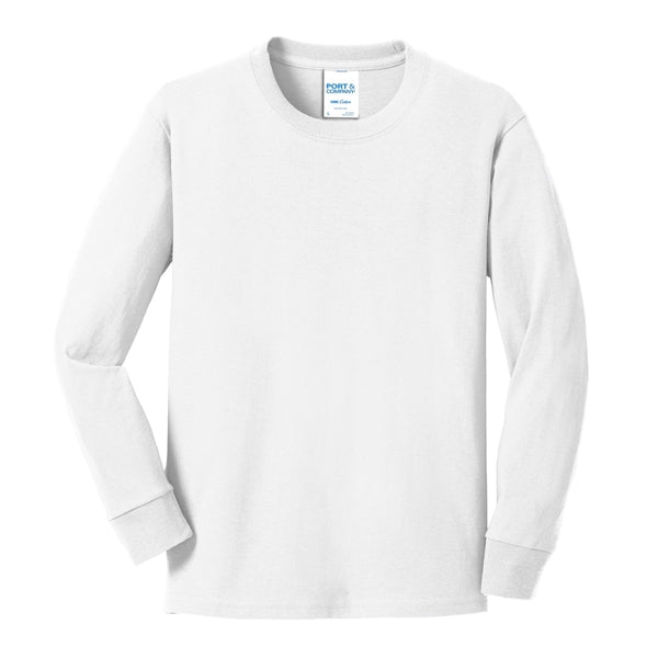 Classic Style Long Sleeve Cotton T-Shirt