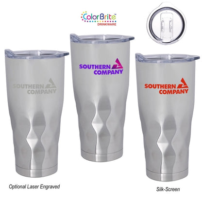 22 oz. Stainless Steel Double Wall Insulated Travel Tumbler