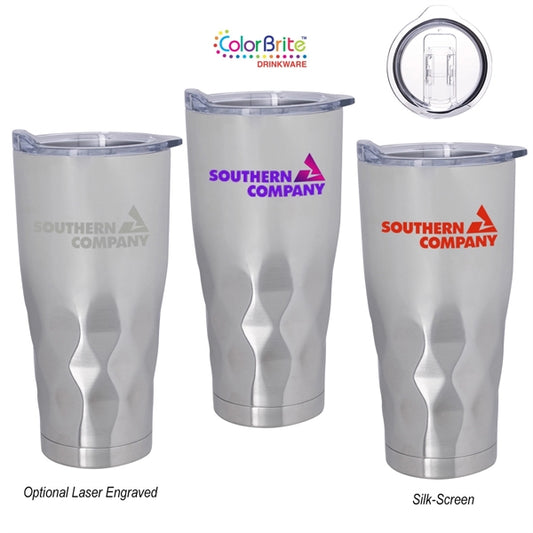 22 oz. Stainless Steel Double Wall Insulated Travel Tumbler