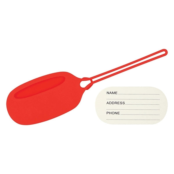 Silicon suitcase label