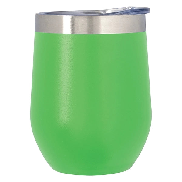 12 oz. Powder Coated Insulated Wine Glass