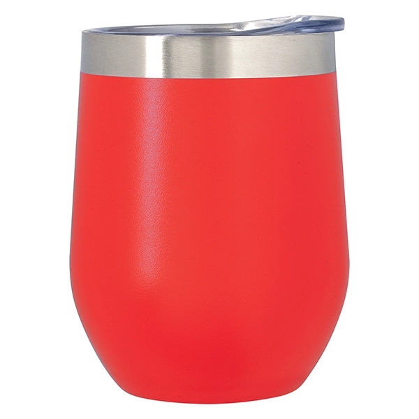 12 oz. Powder Coated Insulated Wine Glass