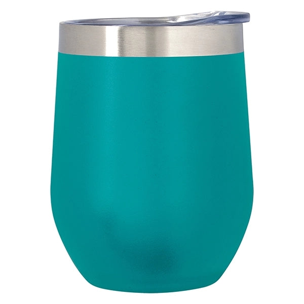 12 oz. Powder Coated Insulated Wine Glass