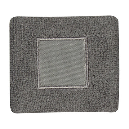 100% cotton wristband with patch