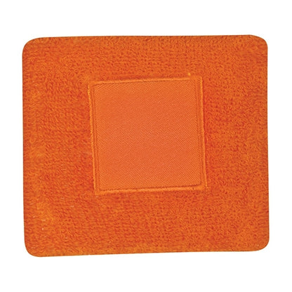 100% cotton wristband with patch