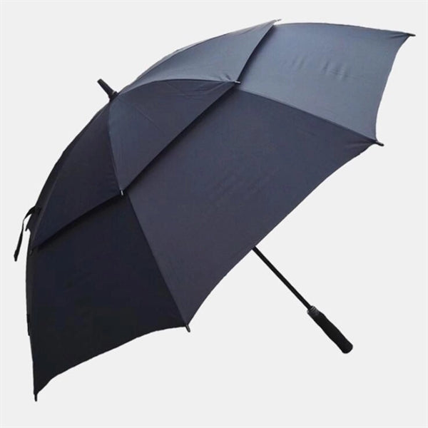 60" Arc Double Canopy Auto Open Golf  Umbrella